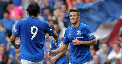 Little: Scored hat-trick for Rangers